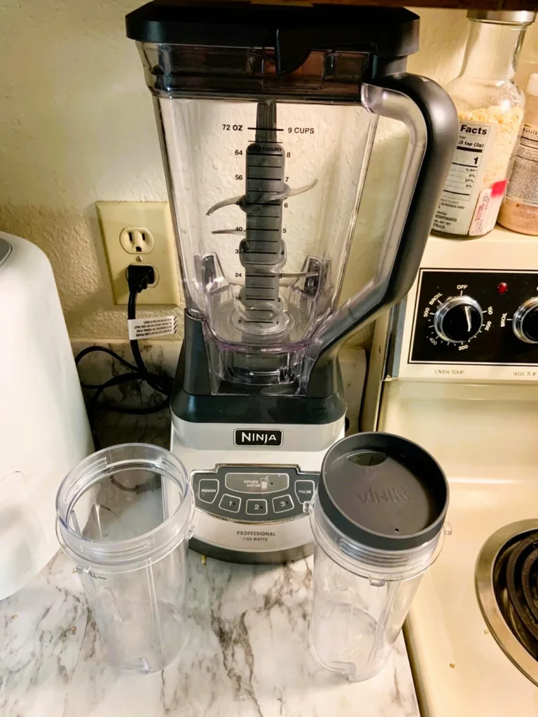 Connect the Ninja Blender to the power source