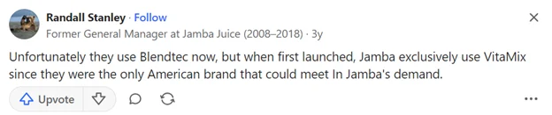 Information about the blender mystery of jamba juice
