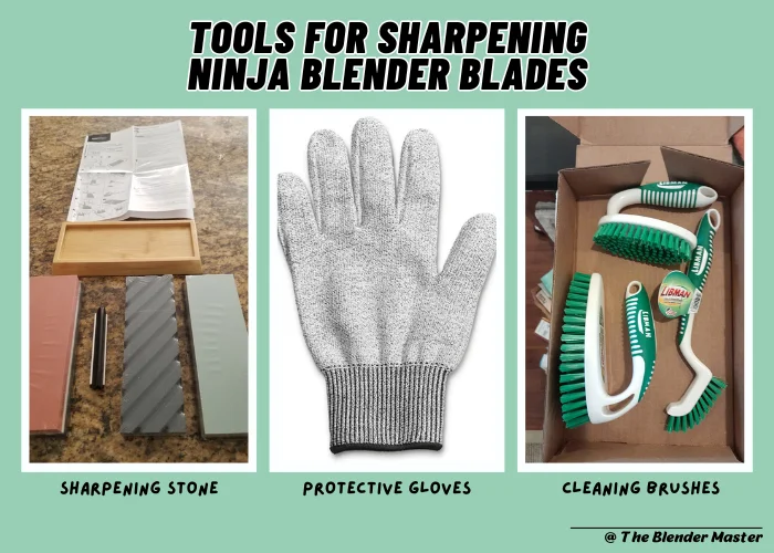 Tools for sharpening ninja blender blades